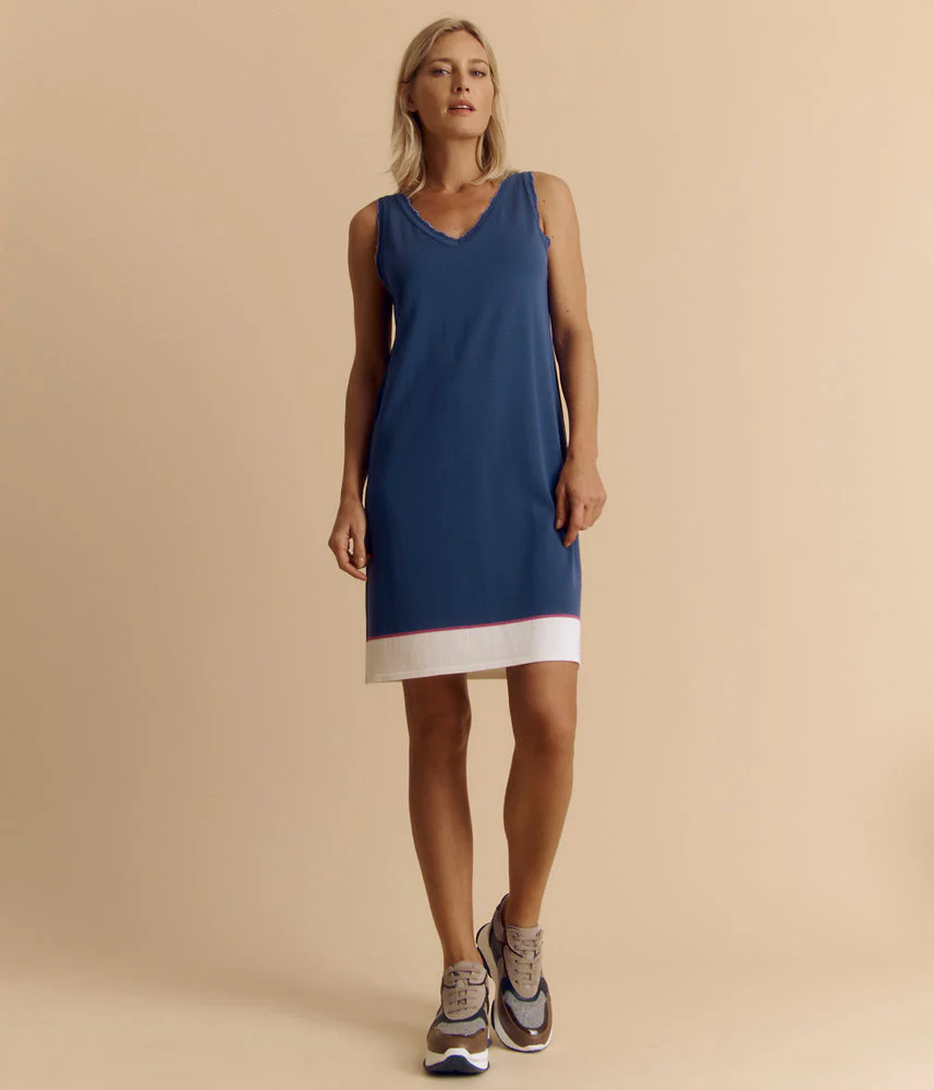 Robe débardeur maille en jersey de viscose stretch ONYX/85217/881