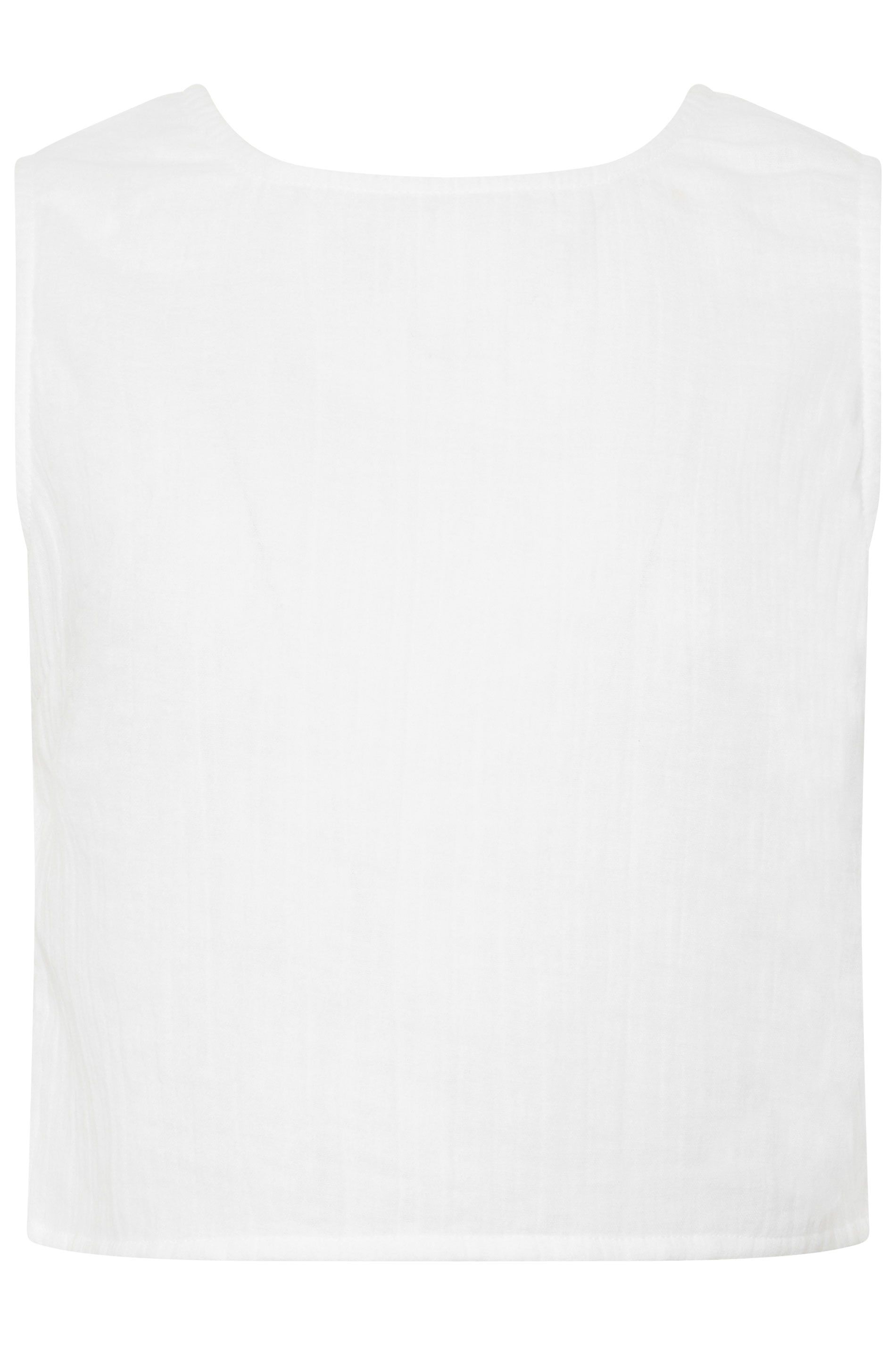 PixieGirl Petite Sleeveless Cheesecloth Top