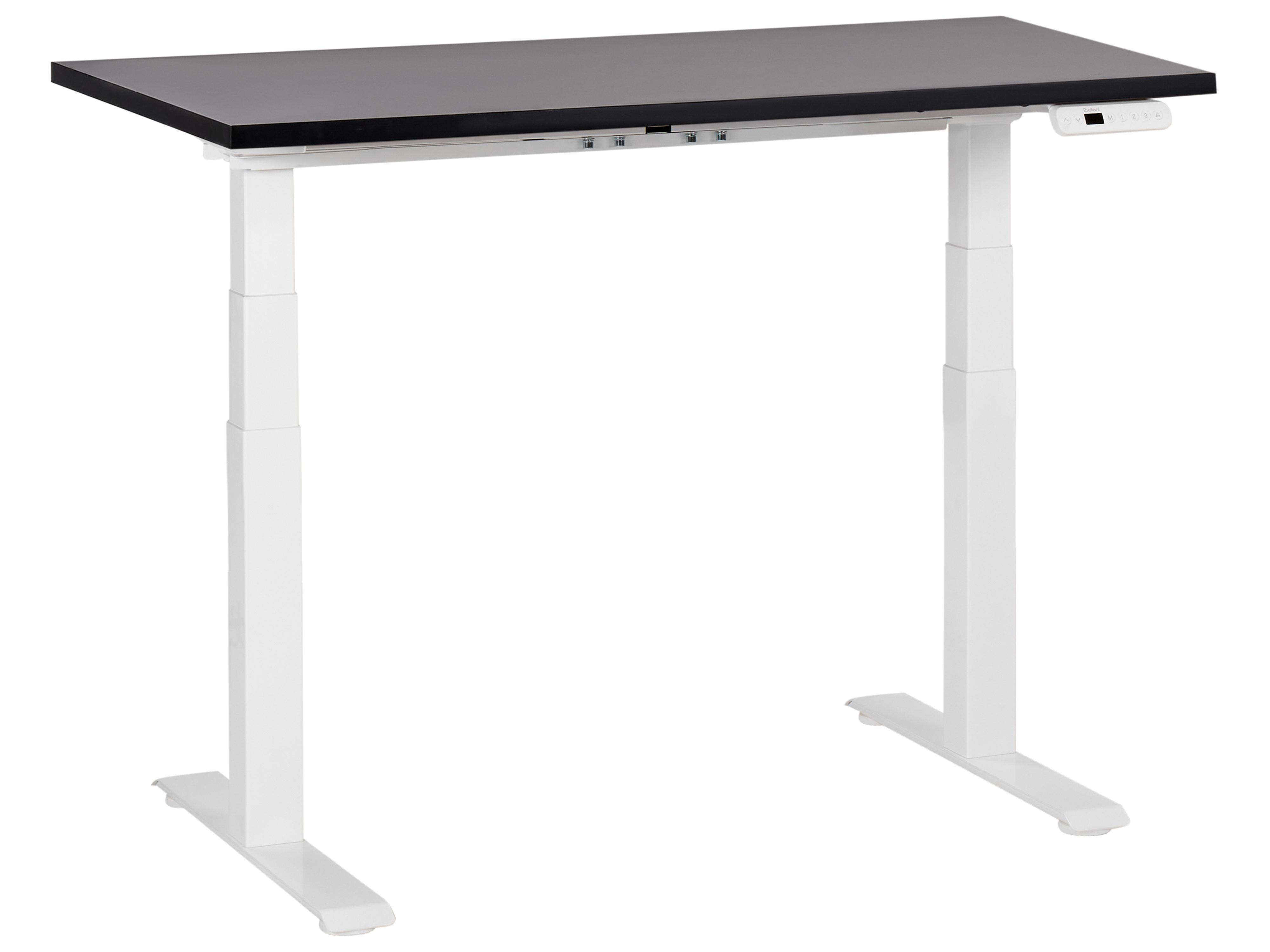 Electric Adjustable Standing Desk DESTINES Black/ White 120 cm 72 cm