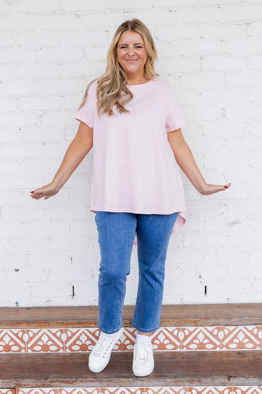 Jayden Tee in Light Pink