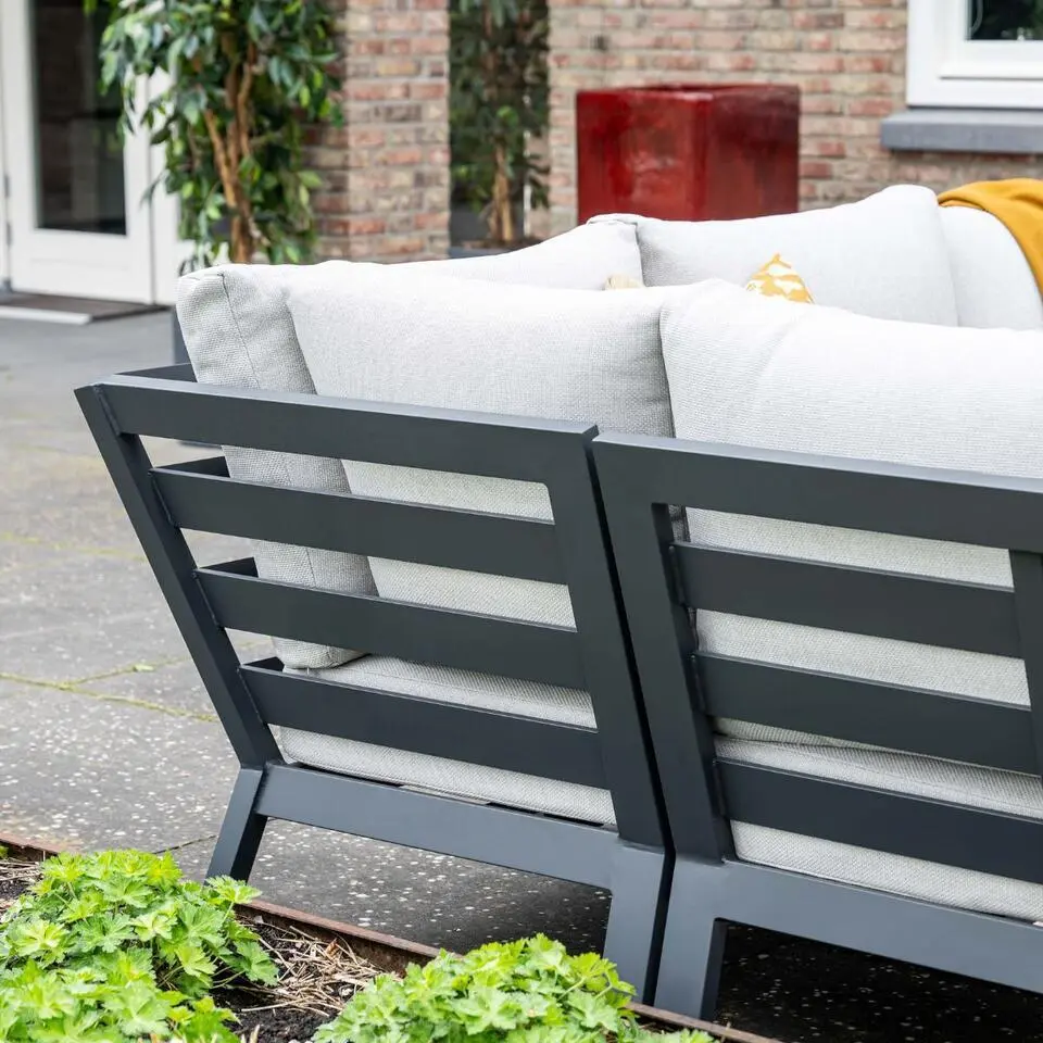 Garden Impressions Sorelli loungeset 4-delig - donker grijs