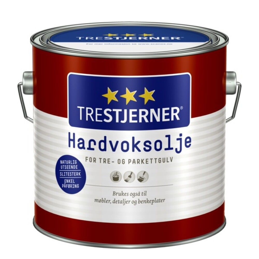 TREOLJE TRESTJERNER HARDVOKSOLJE KLAR 2.7L