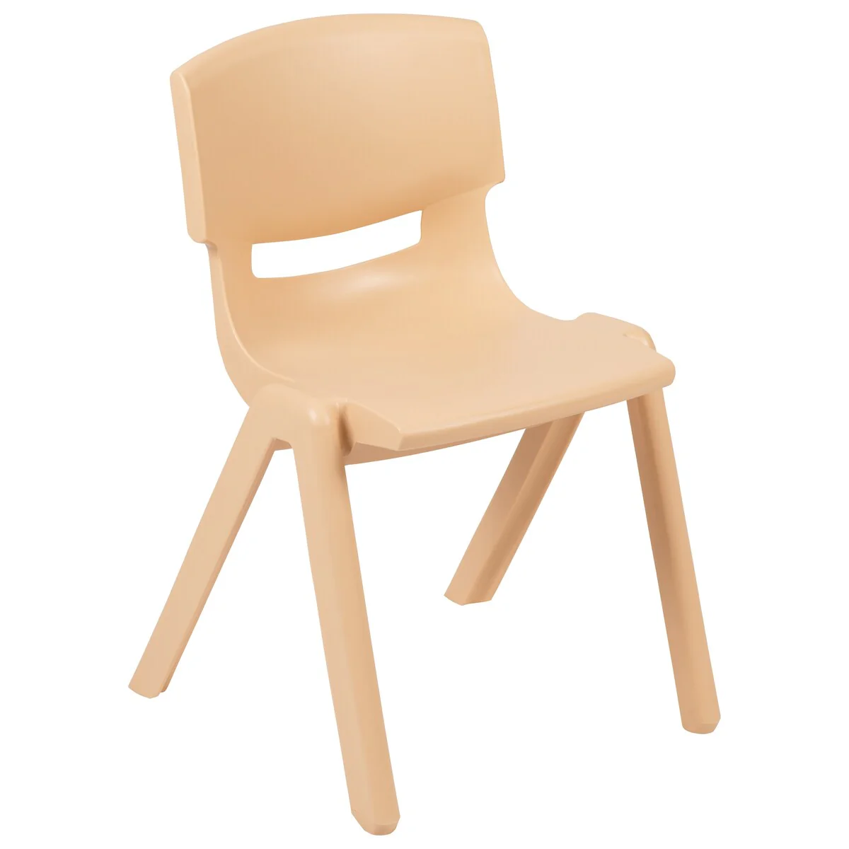 Plastic Stackable School Chair with 13.25H Seat - K-2 School Chair