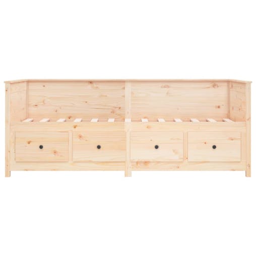 NNEVL Day Bed 80x200 cm Solid Wood Pine