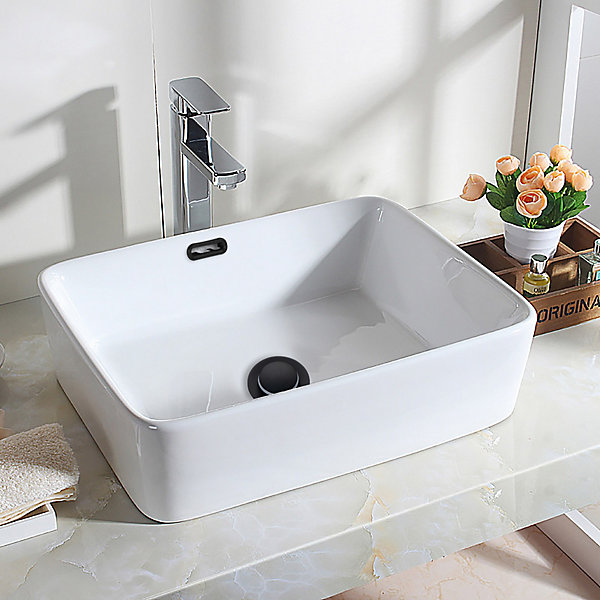Balneo Bonde clic-clac avec trop-plein, pour lavabo, finition noir, laiton