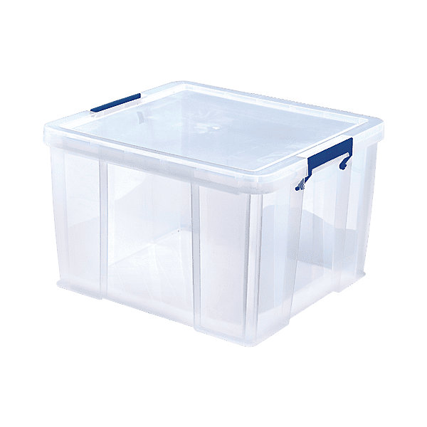 Caisse en plastique avec couvercle professionnelle 48 litres