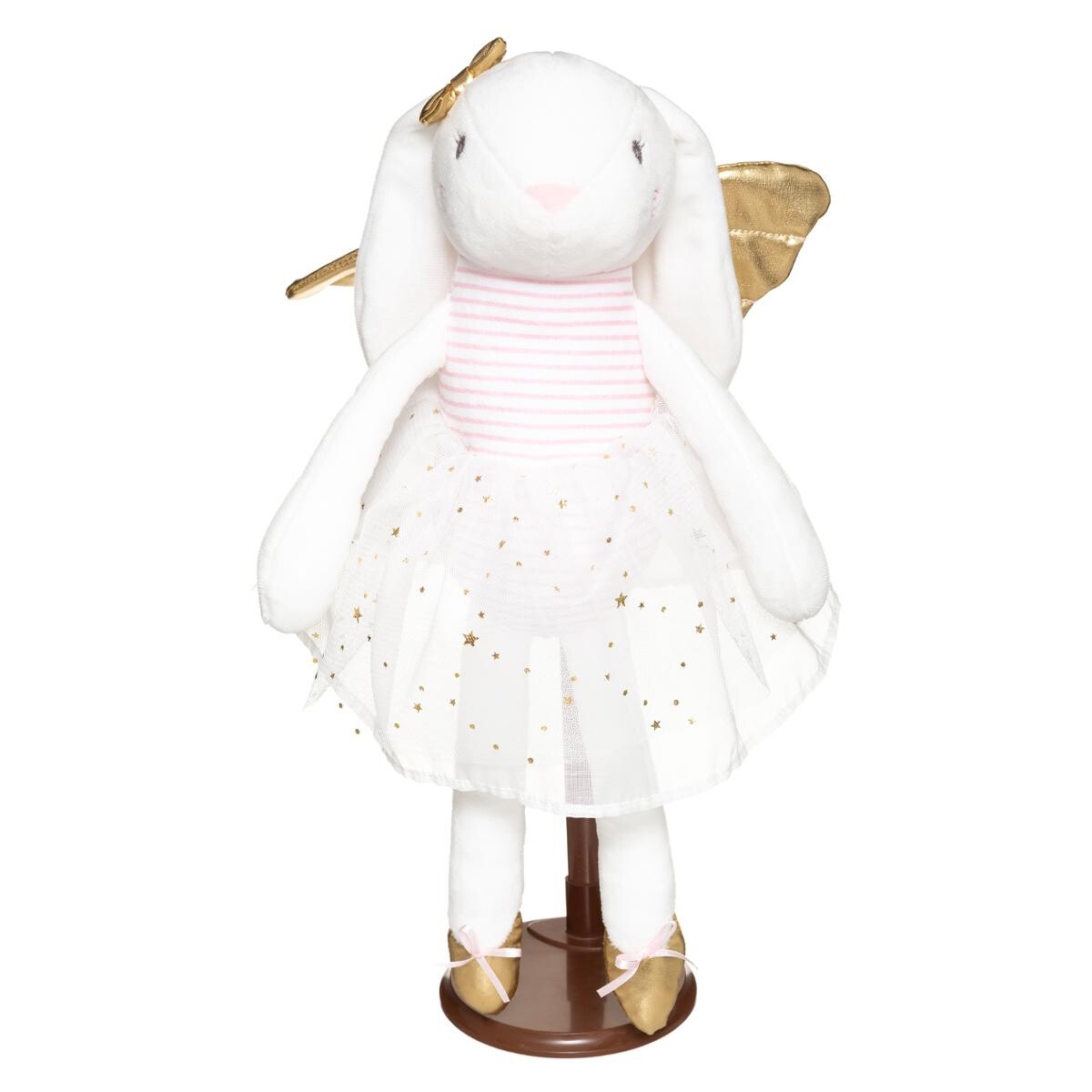 Plush "Rabbit" White and gold, H.40 cm