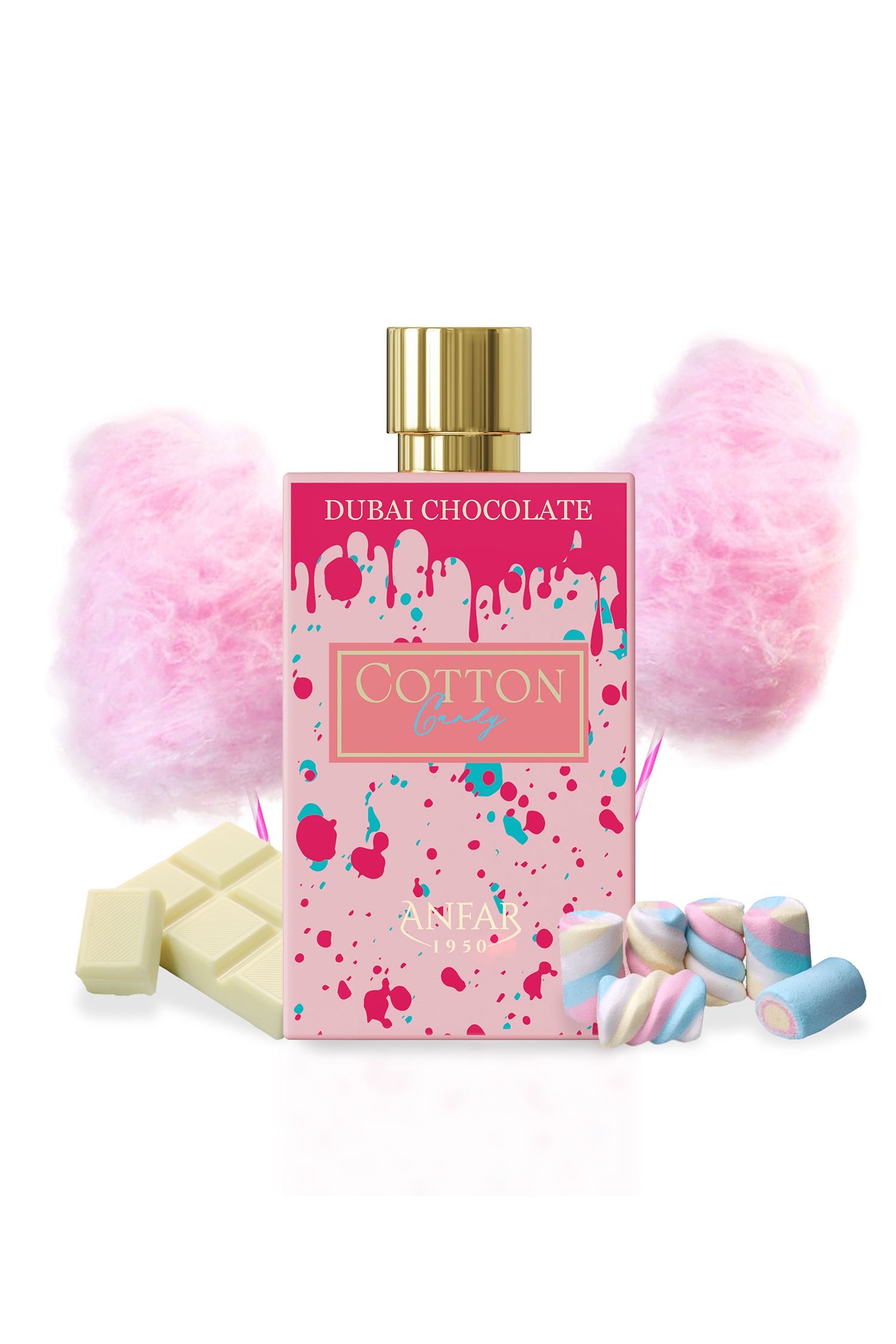 Anfar Cotton Candy Dubai Chocolate Extrait 80ml