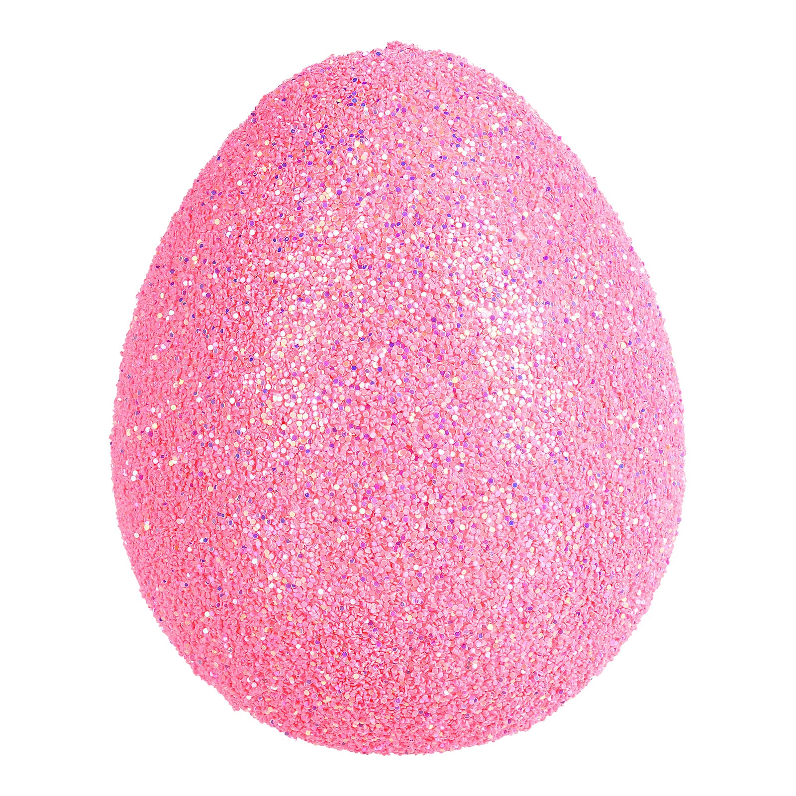 Deko-Objekt Glitzer-Ei Pink, ⌀ 12 cm, H 150 mm