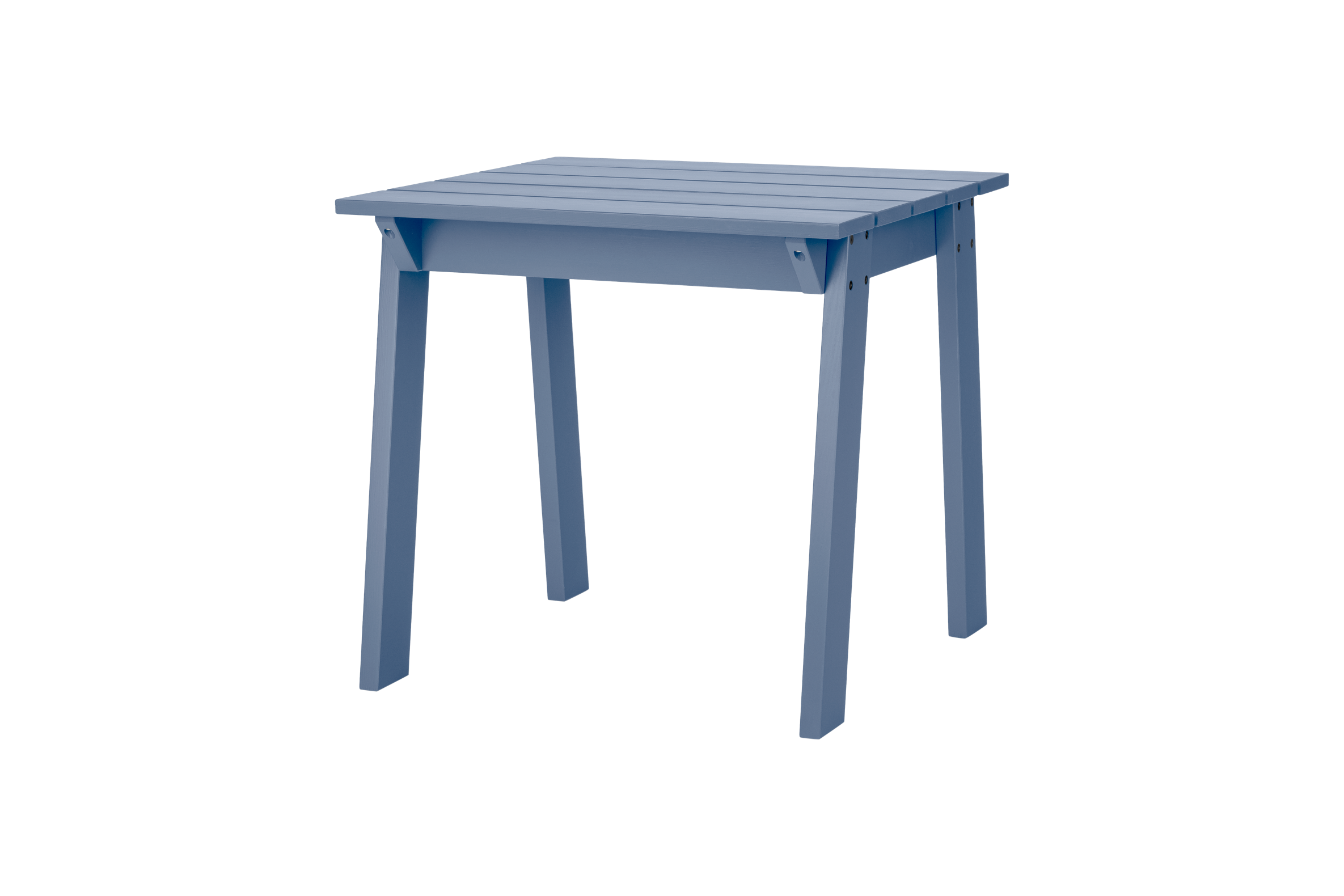 noo.ma Navo Table - Frosty Blue, grenenhout buiten tafel 79 x 77 cm