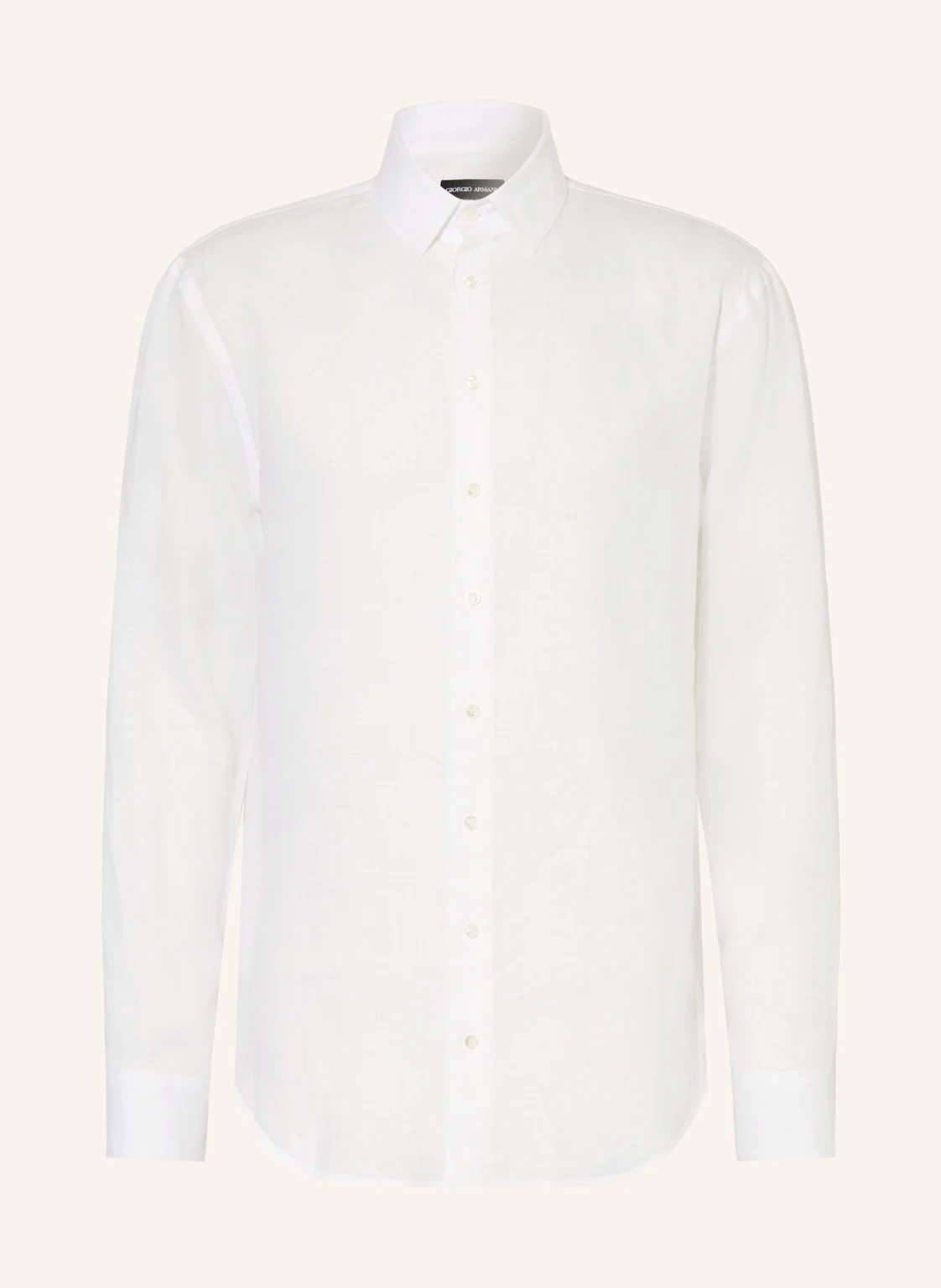 GIORGIO ARMANI Leinenhemd Regular Fit