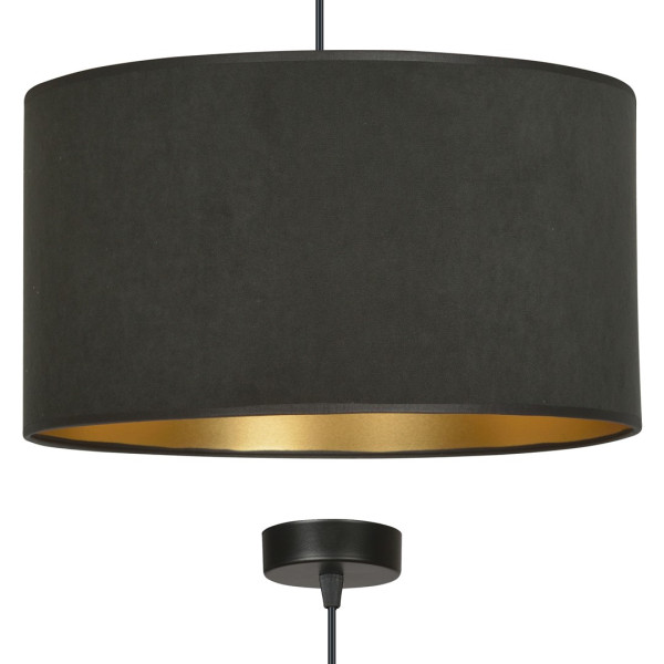 Lampa Wisząca Hilde 1 Bl Black