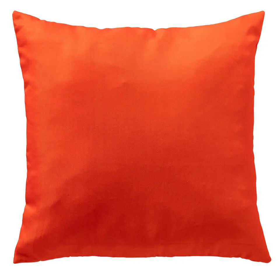 APOLLO - buitenkussen 45x45 cm - gestreept - Cherry Tomato - rood