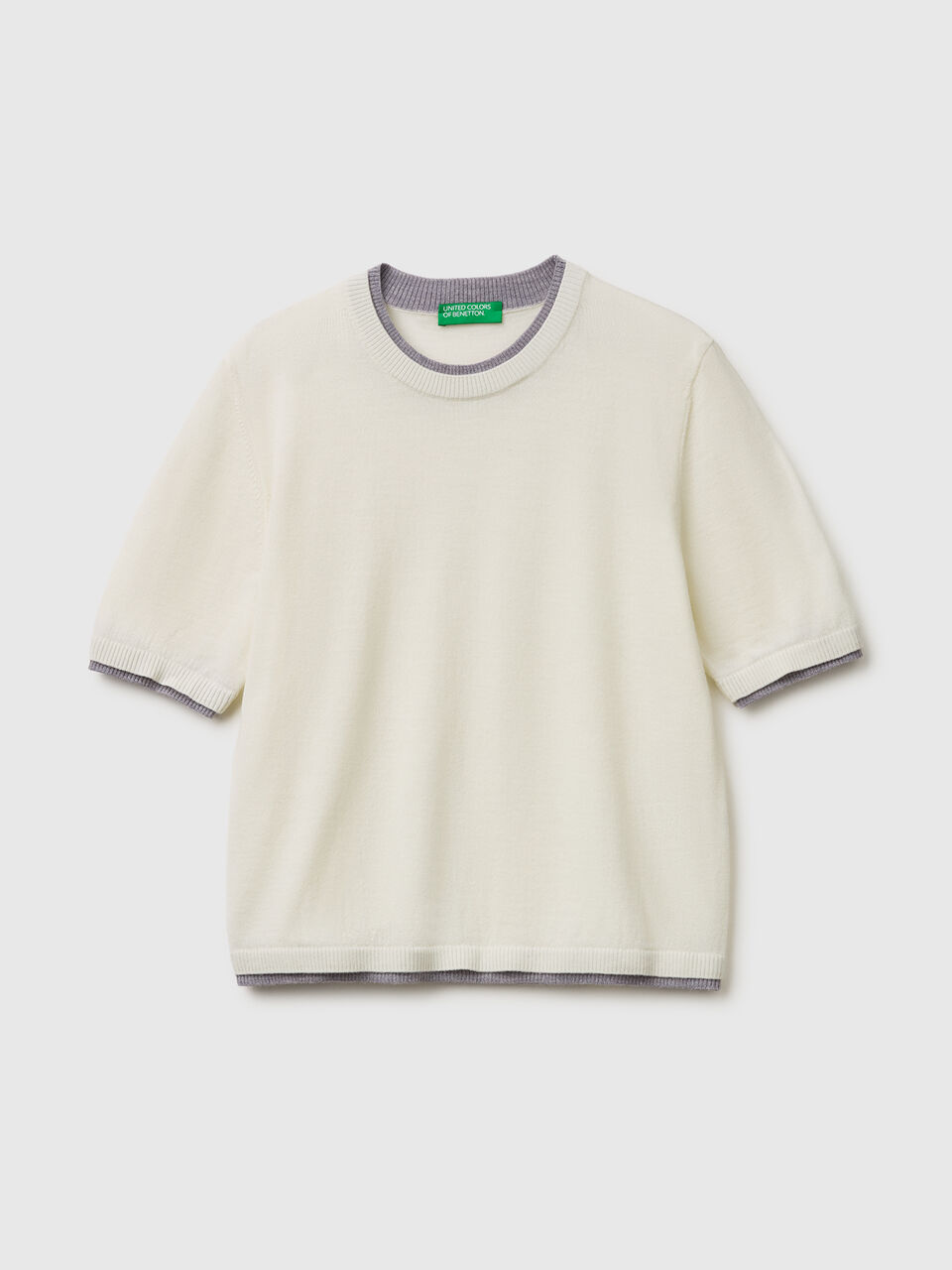 100% Merino wool short-sleeved shirt