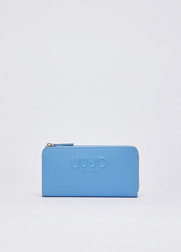 Portafoglio grande con zip