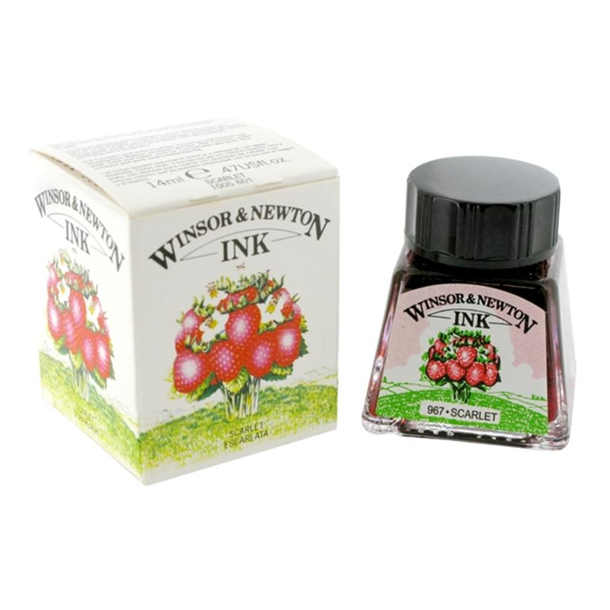 Winsor & Newton Scarlet Drawing Ink 14ml