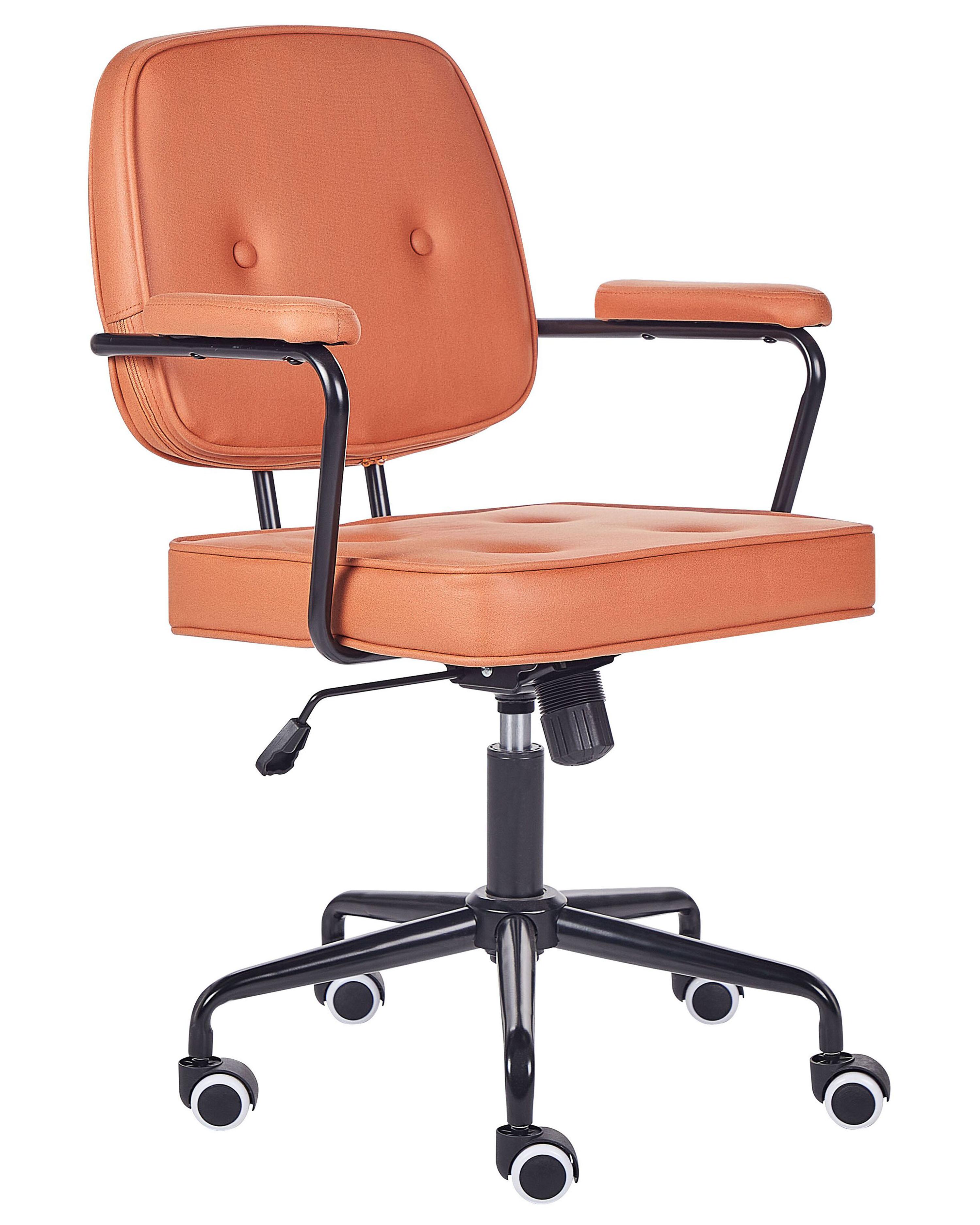 Desk Chair PAWNEE Fabric Orange