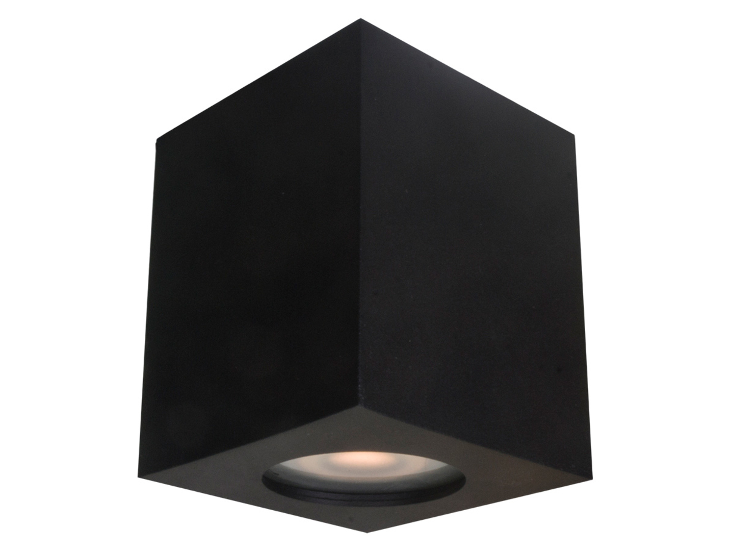 Lampa natynkowa Fabrycio stalowa czarna