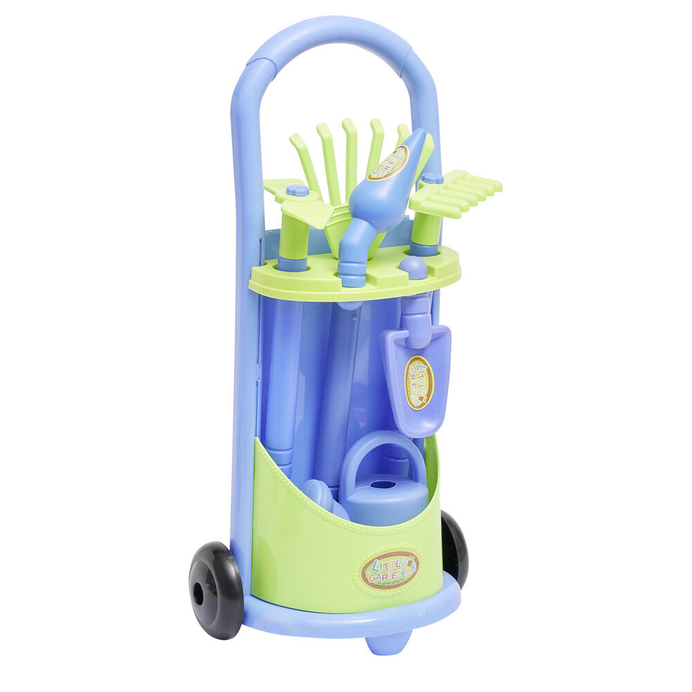 Chariot de jardinage enfant en plastique 7 pièces 20x12xH55cm