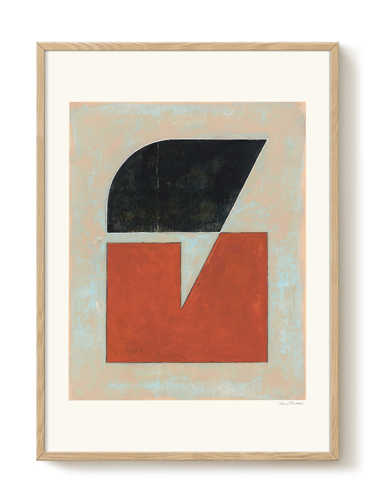 Vera Pawelzik - Geometric Composition II - PSTR studio Kunst Poster