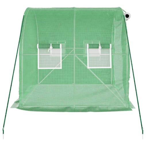 NNEVL Greenhouse with Steel Frame Green 4 m&sup2; 2x2x2 m