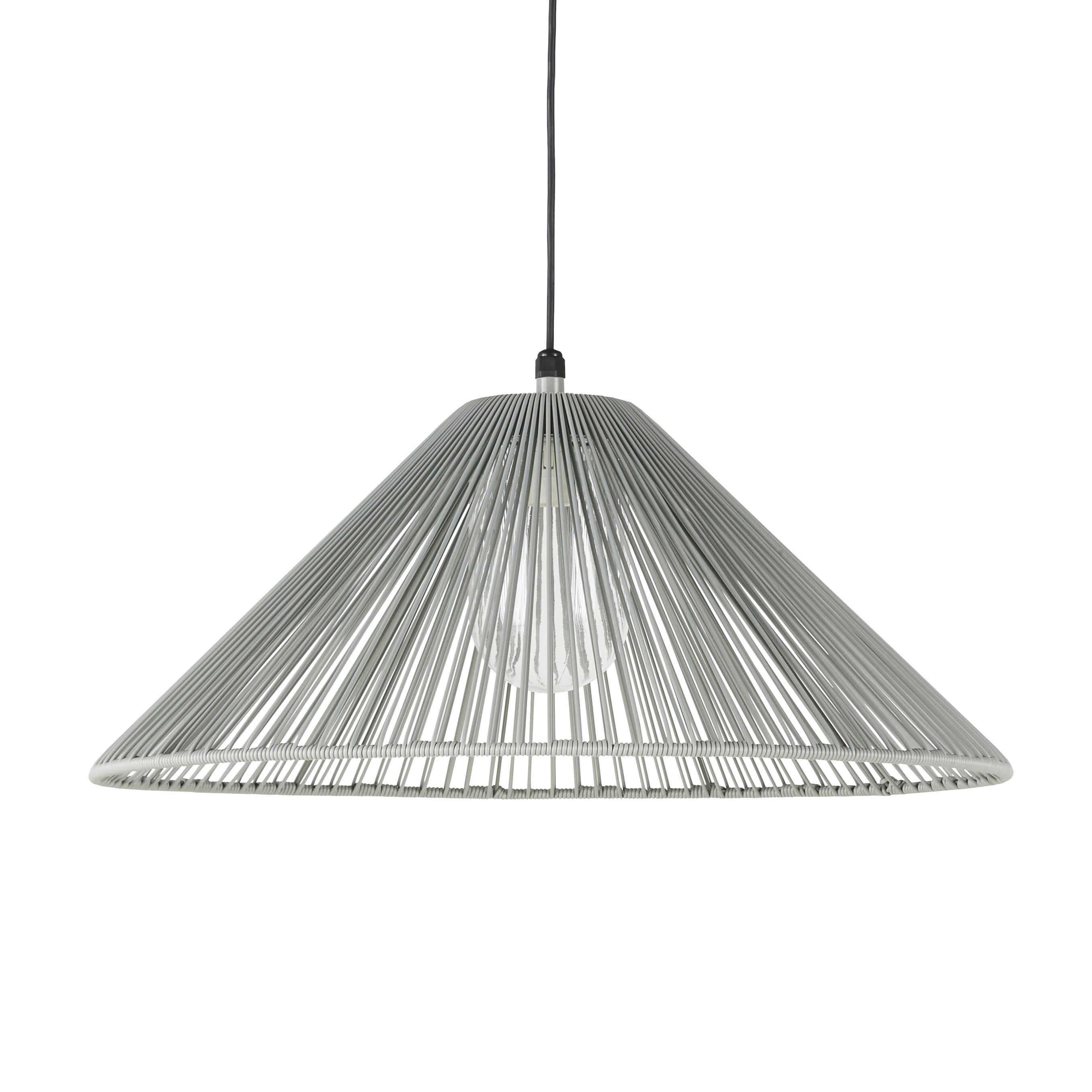 MENAK - Suspension extérieure en métal filaire noir