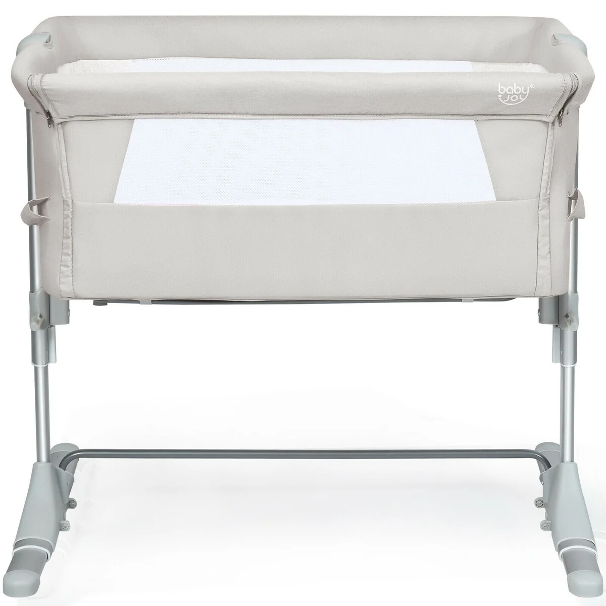 GZMR Travel Portable Baby Bed Side Sleeper Bassinet Crib with Carrying Bag