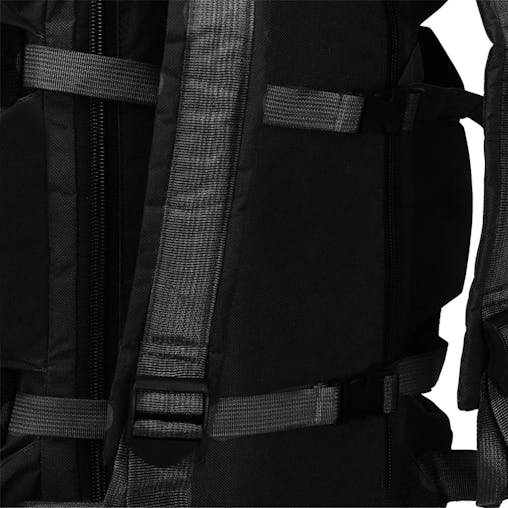 NNEVL 3-in-1 Army-Style Duffel Bag 120 L Black