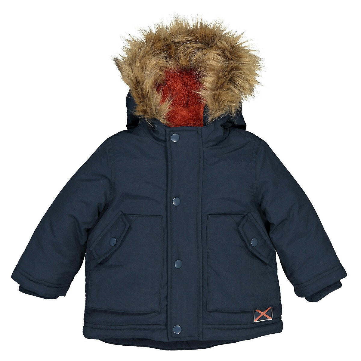 Parka capuche chaude doublée polaire