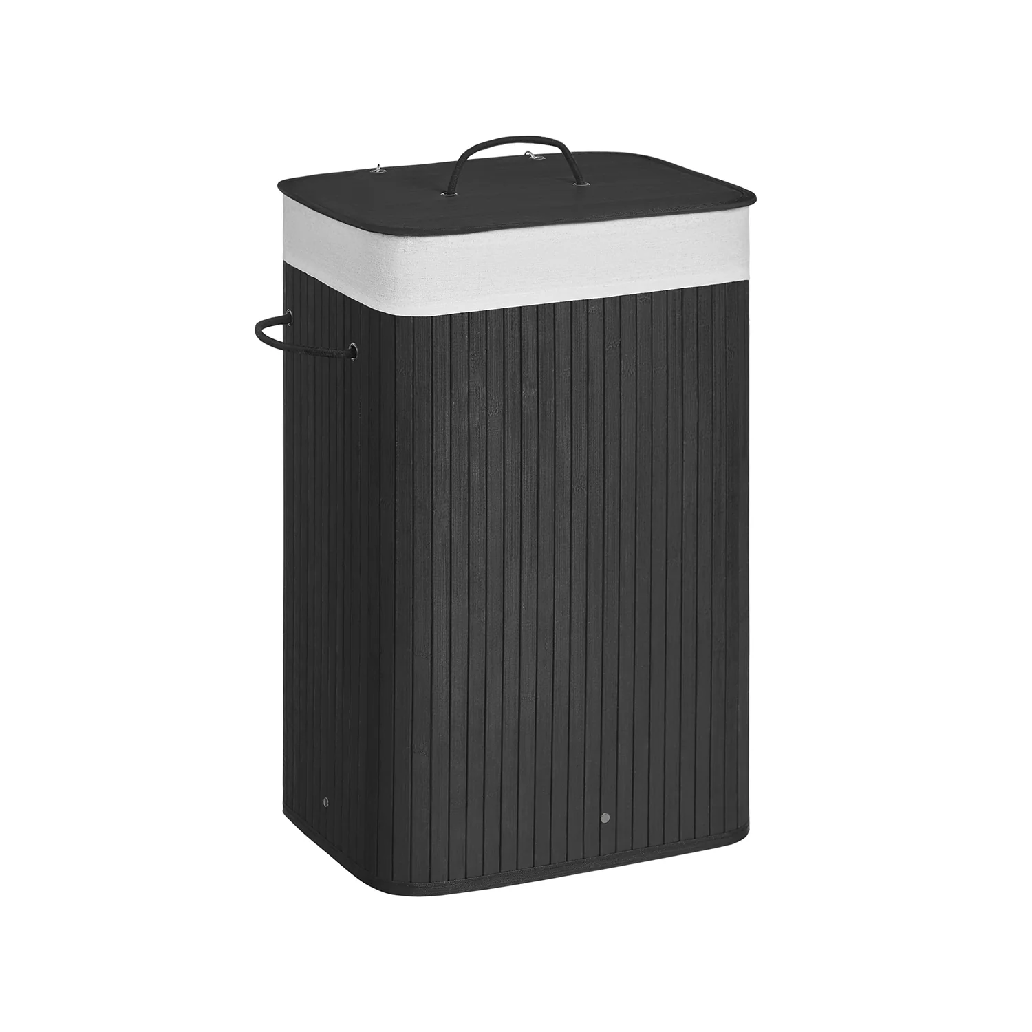 Panier à linge en bambou pliable