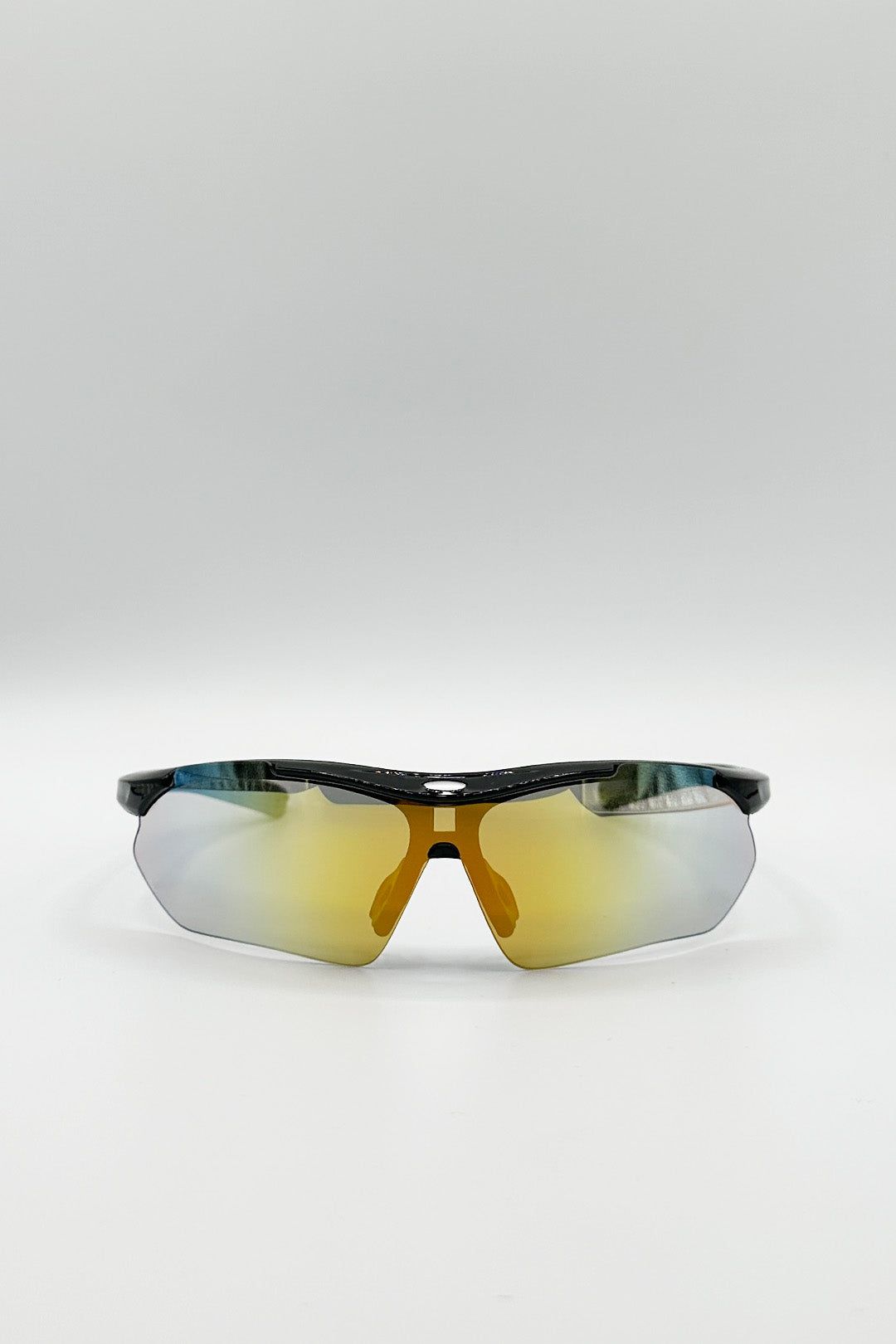 SVNX Outdoor Sports Racer Sunglasses In Muted Multi With Case