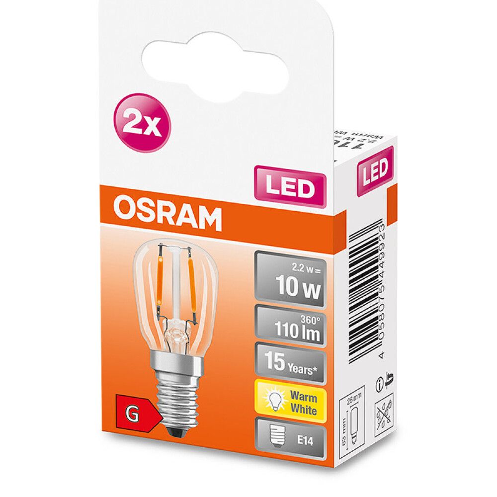 LYSPÆRE OSRAM LED SPECIAL T26 E14 2,2W