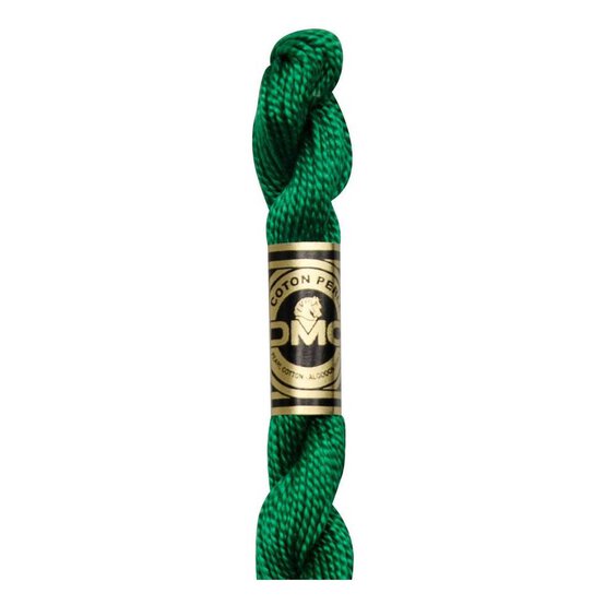 DMC Green Pearl Cotton Thread Size 5 25m (909)