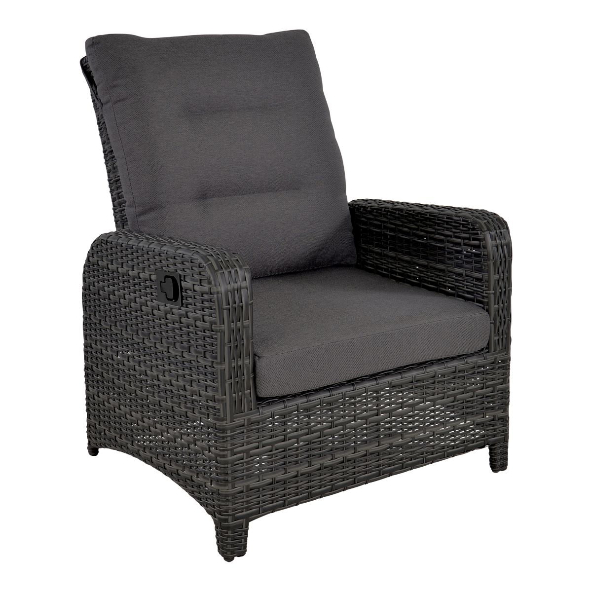 Lesli Living - Loungestoel Soho Forte - antraciet