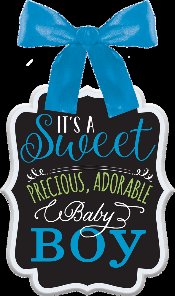 Baby Boy Baby Shower Chalkboard Sign