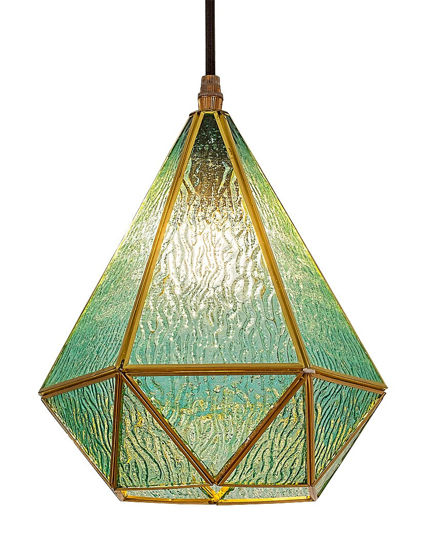 Lampa wisząca NORAH złoto-niebieska 1xE14x40W wym:120x21x21cm IP20 Rabalux