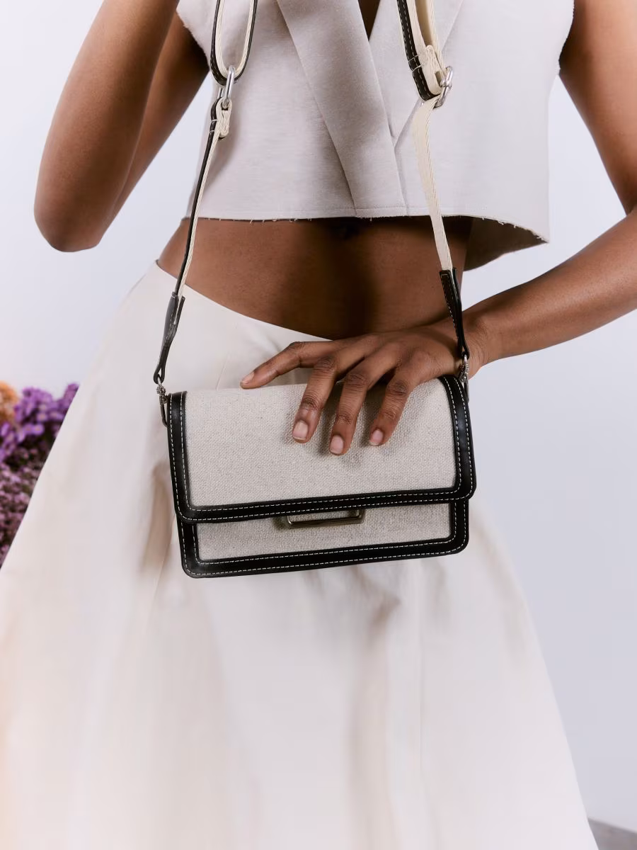 Jacquard Crossbody Bag