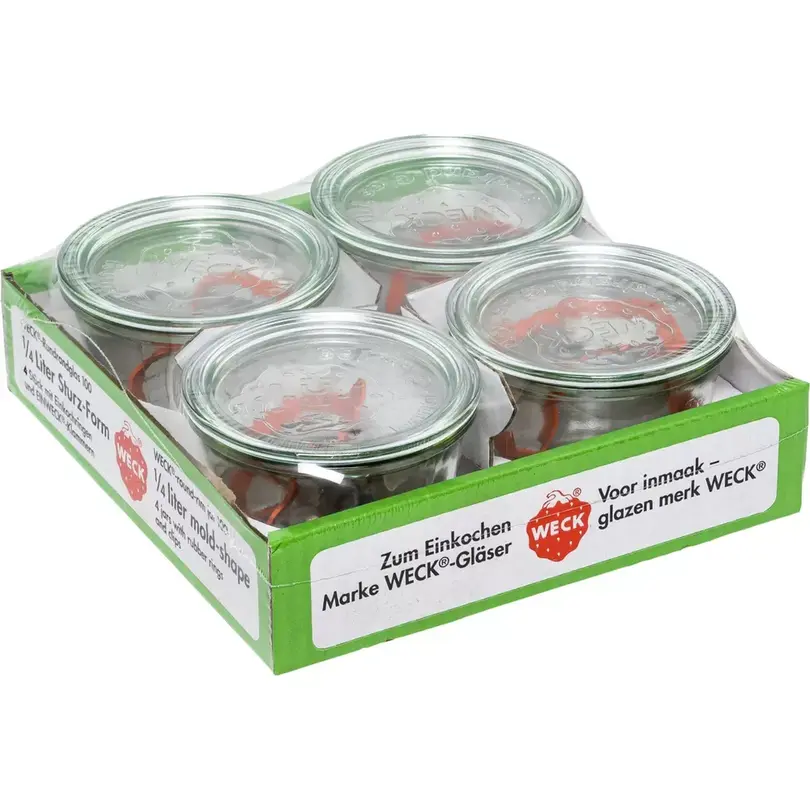 Einmachglas 4er-Set Weck