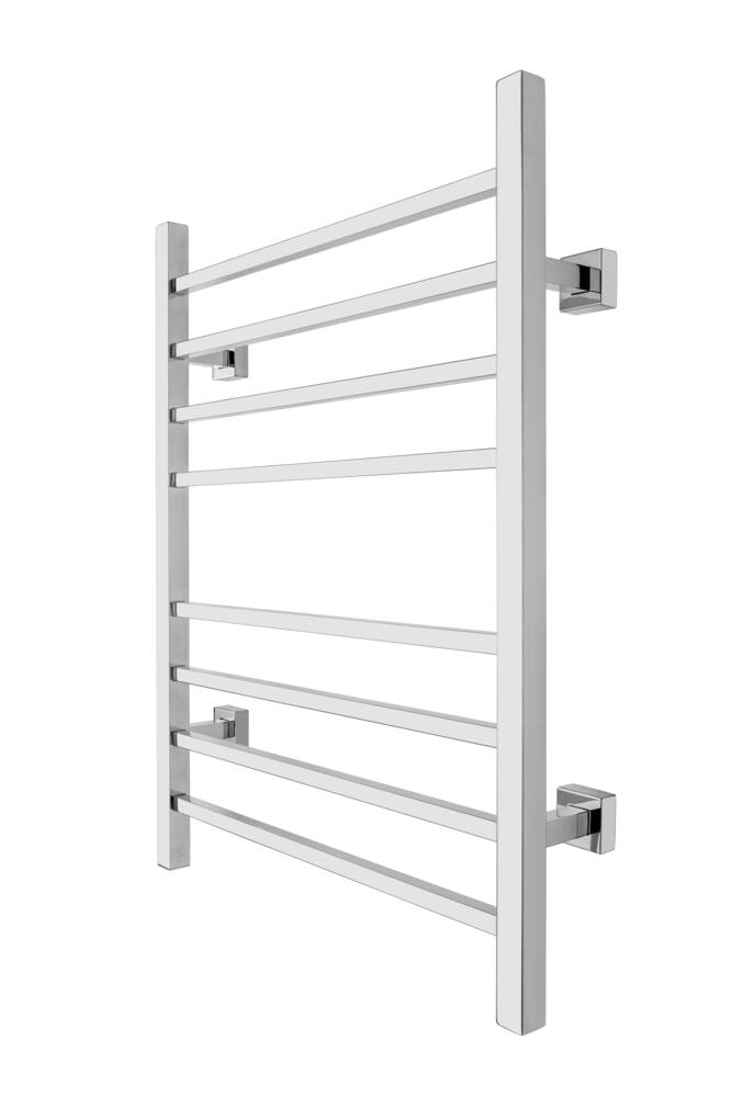 WarmlyYours Sierra Electric Towel Warmer, Polished Stainless Steel, 8-Bars