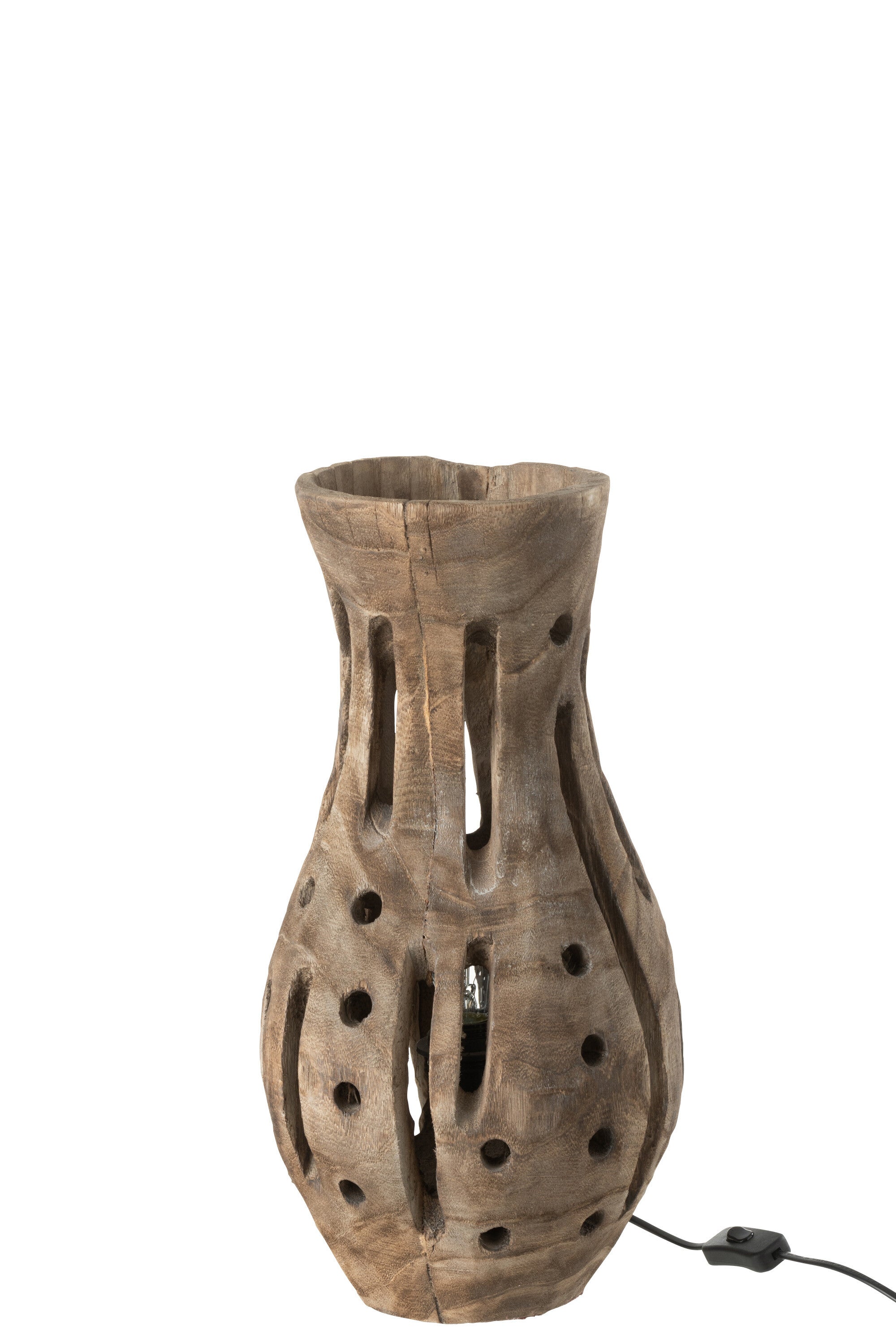 J-Line tafellamp Elisabeth - hout - naturel