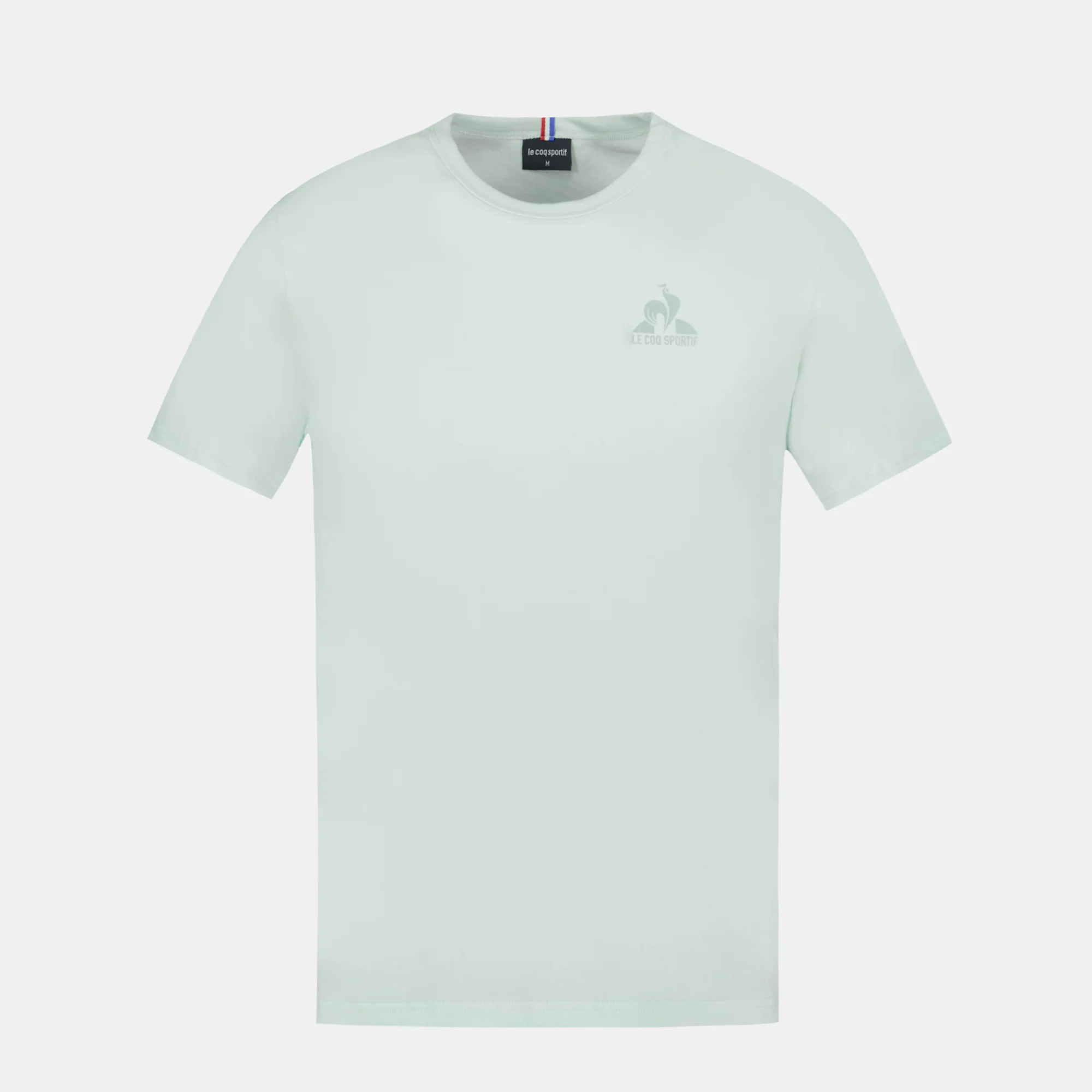 T-shirt Essentiel en jersey de coton avec logo ton sur ton