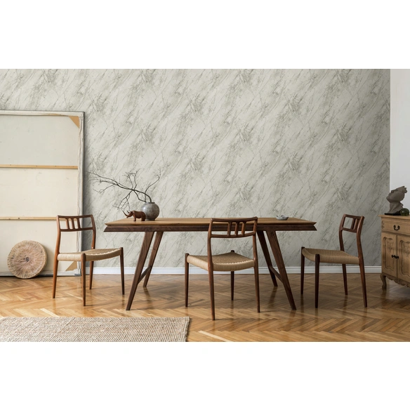 Vliestapete, BxL: 53 x 1005 cm, weiß/grau