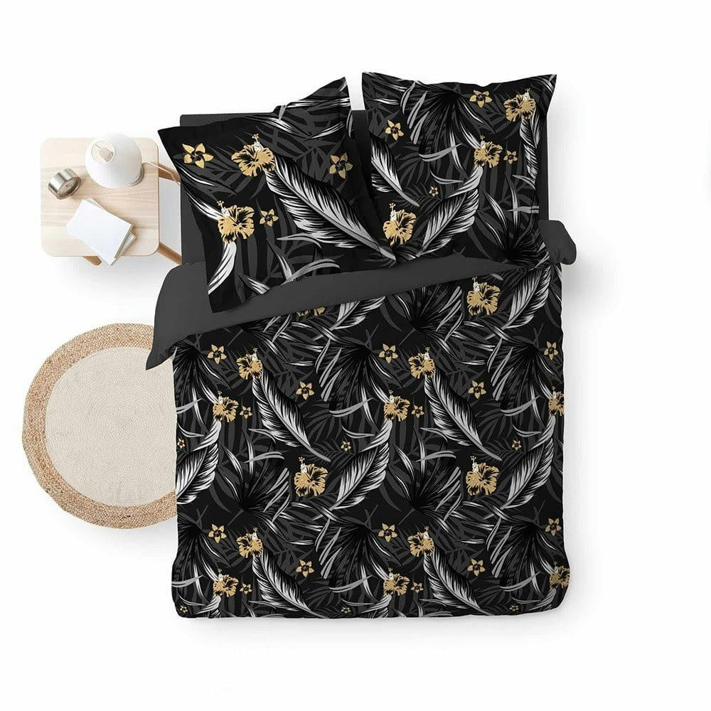 - Parure de couette 100% coton 57 fils imprimée 260x240 2 taies