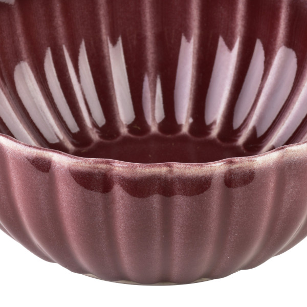 EVIE BURGUNDY Miska 650ml 16.7x16.7x6.7cm