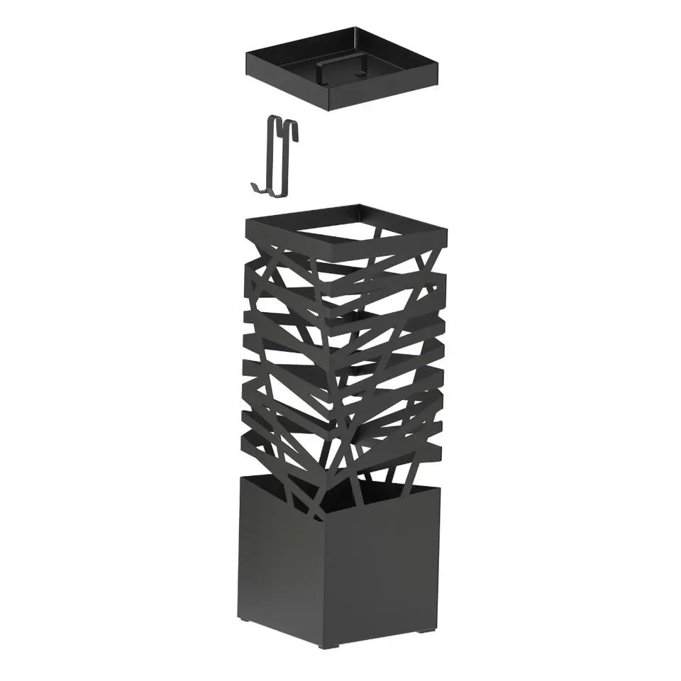 Paraplubak Design - Zwart - 15x15x43 cm