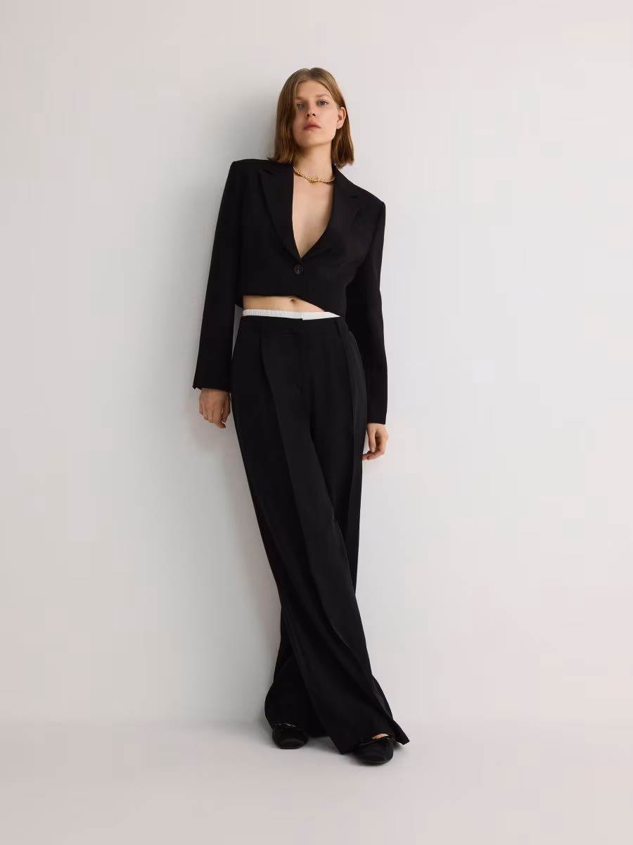 Lyocell Trousers With Undergarment Insert
