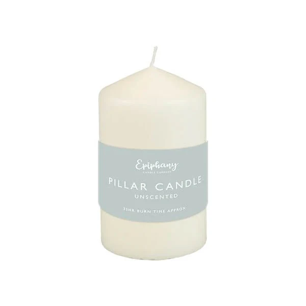 Epiphany Unscented Pillar Candle 35 Hr