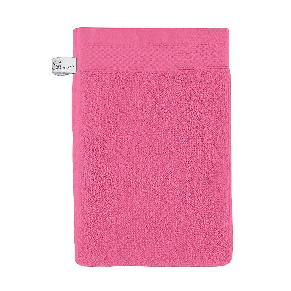 PÉTALE - Gant de toilette coton azalée 16x22 cm