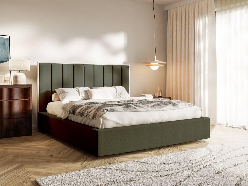 Bedframe Taavi chenille met opbergruimte 140 x 200 cm