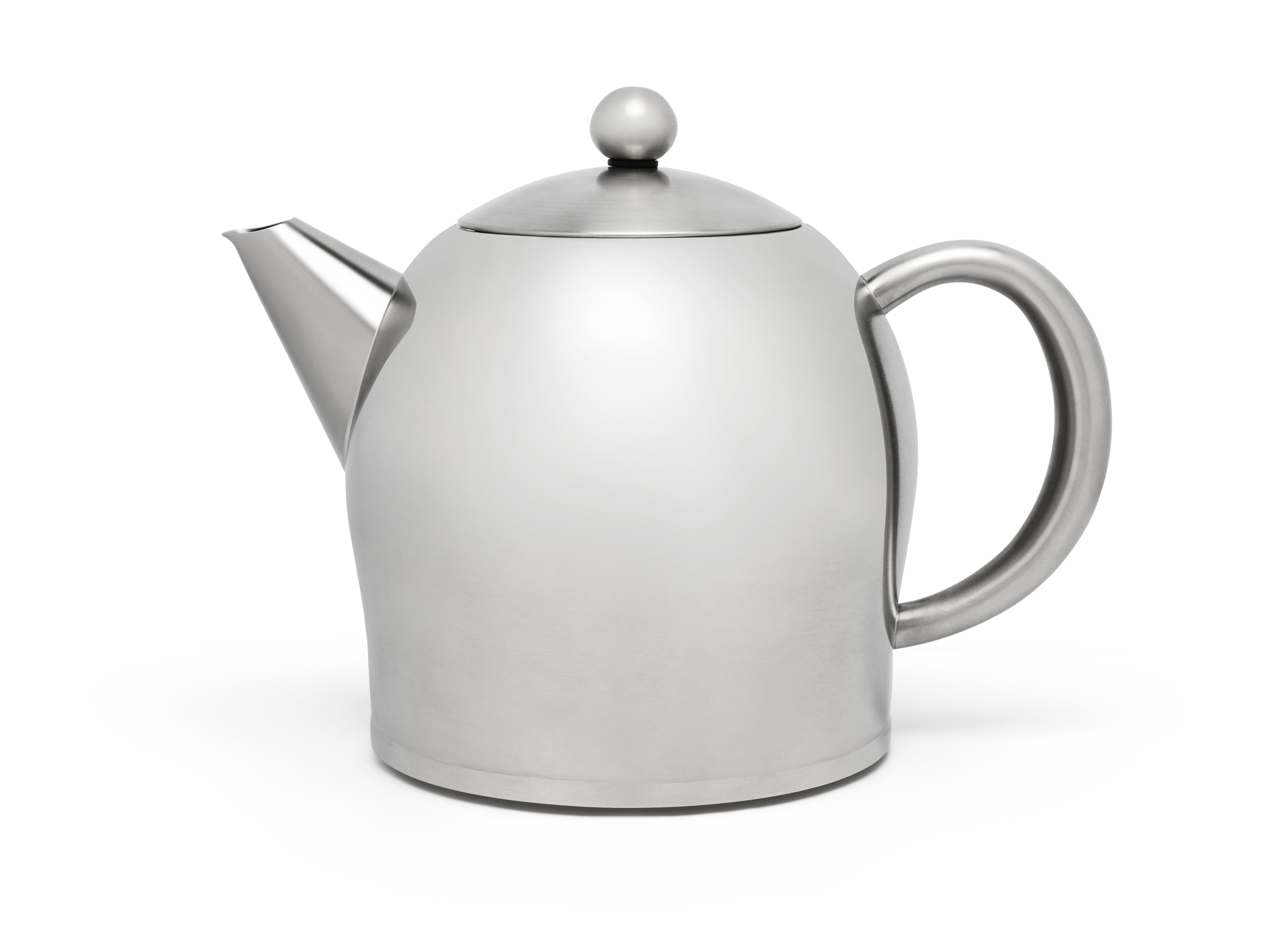 Bredemeijer - Dubbelwandige theepot Minuet Santhee - 1 liter - RVS - Mat